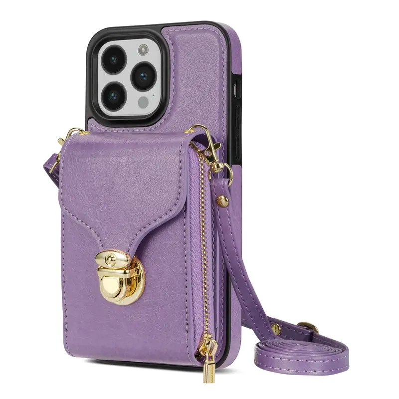 Multi-Card Lanyard with iPhone 17 Zipper Case - Image 4