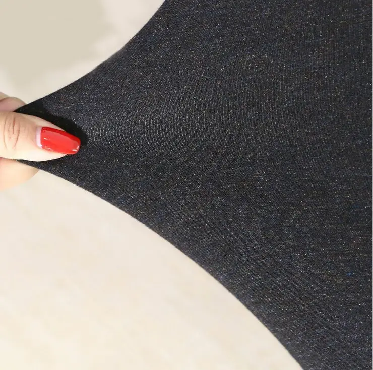 Women Slim Fit Cotton Leggings Black Color