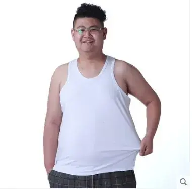 Men Cotton Vest Extra Large Grey - Image 5