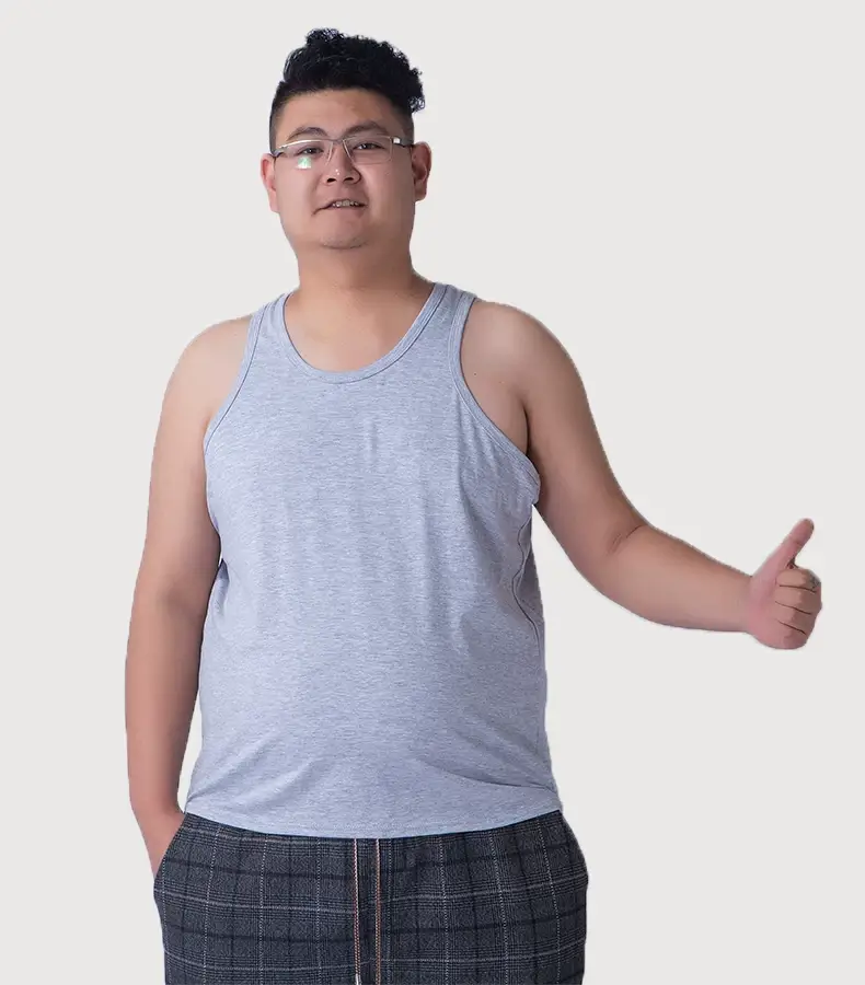 Men Cotton Vest Extra Large Grey — feature 10