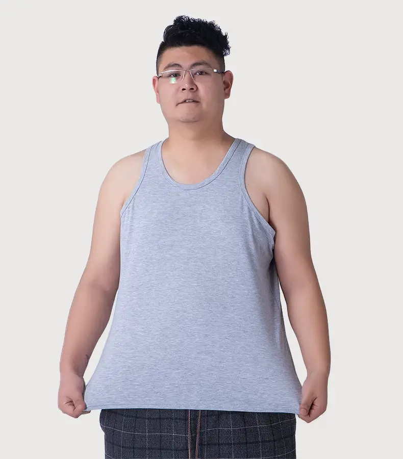 Men Cotton Vest Extra Large Grey — feature 11