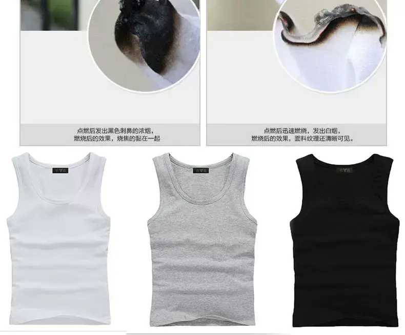 Men Cotton Vest Extra Large Grey — feature 3