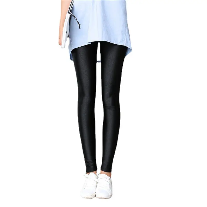 Black Velvet Padded High Waist Pants for Women Plus Size - Image 17
