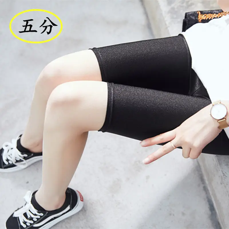 Black Velvet Padded High Waist Pants for Women Plus Size - Image 5