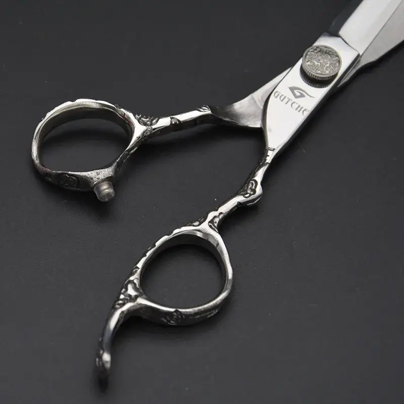 Professional Barber Scissors High Hardness Sharp Hair Cutting — feature 7