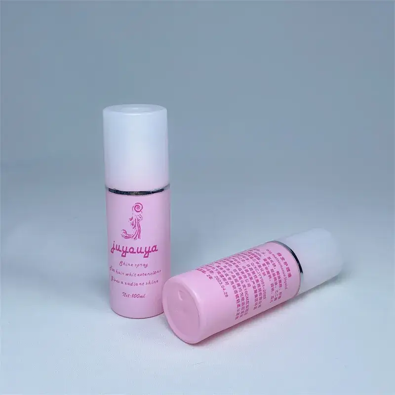 Pink Anti-Frizz Hair Spray 100ml Softener for Fake Hair - Image 2