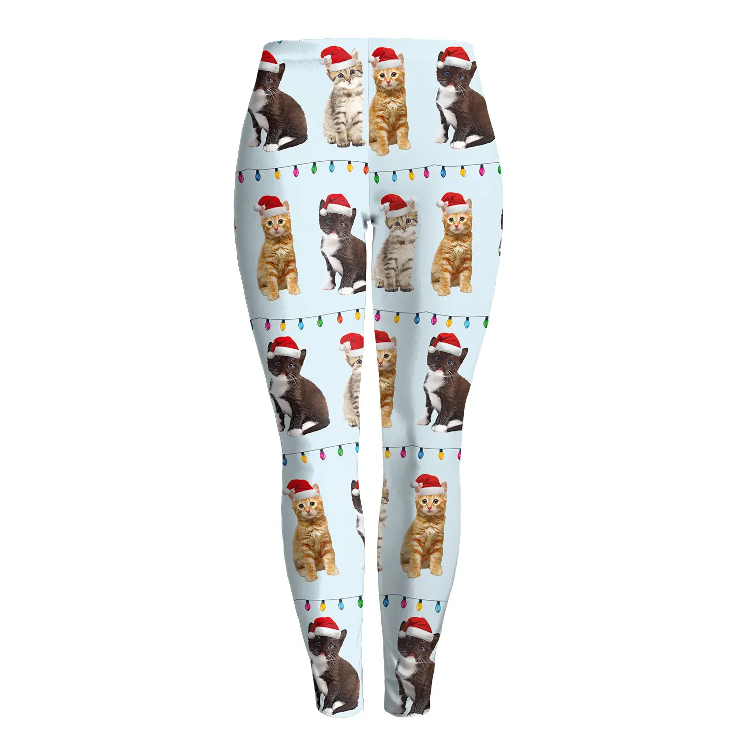 2024 Christmas Tree Print Slim Fit Leggings Women