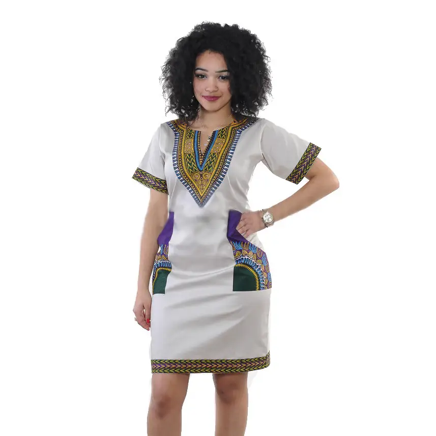 Black High Stretch Digital Printed Hip Dress for Women - Image 7