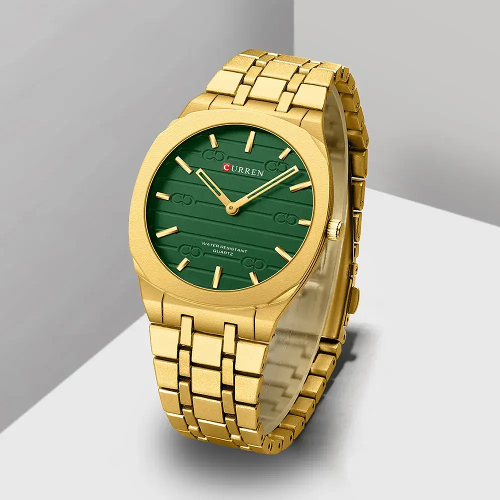 Curren Men's Gold Water Resistant Quartz Watch - Image 6