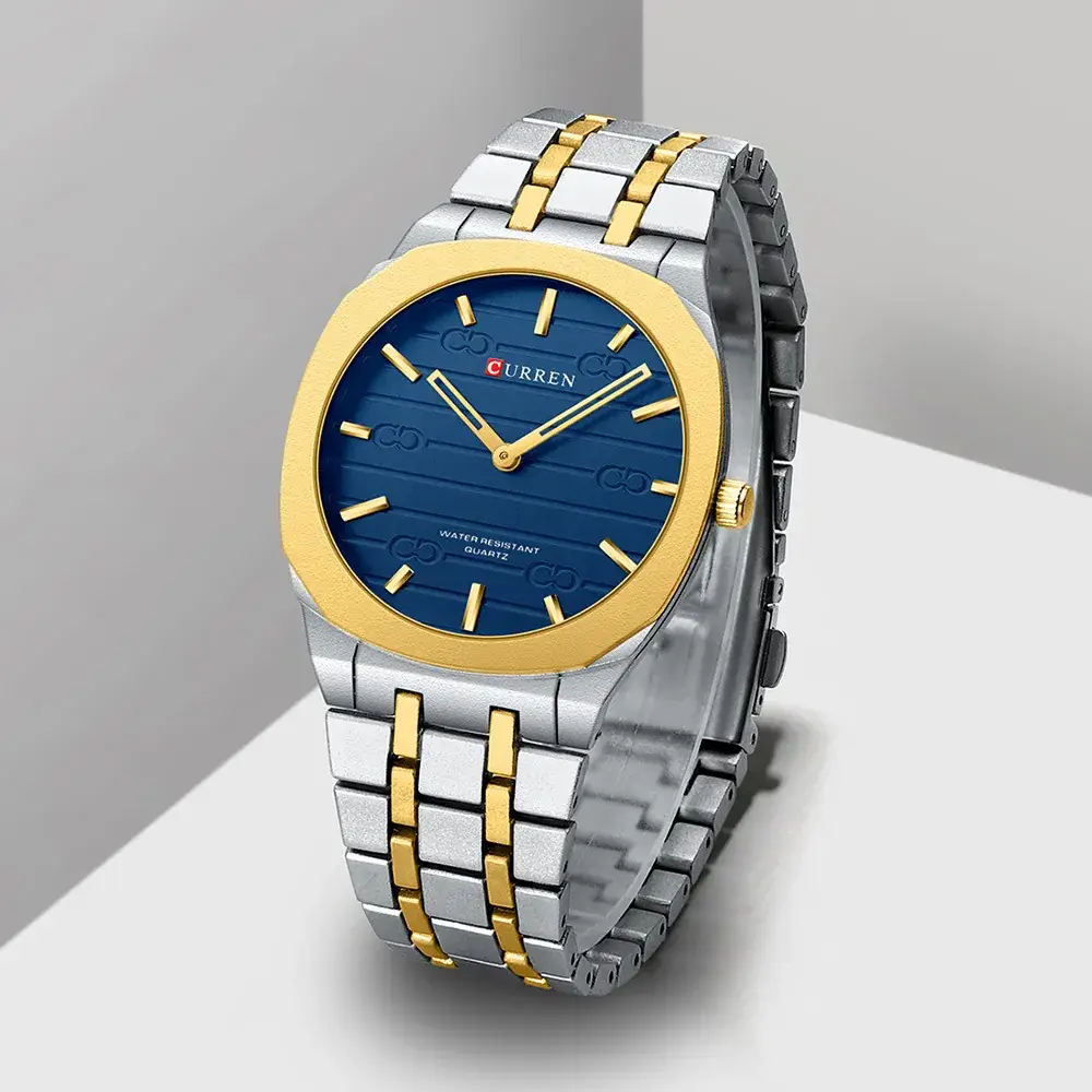 Curren Men's Gold Water Resistant Quartz Watch - Image 7