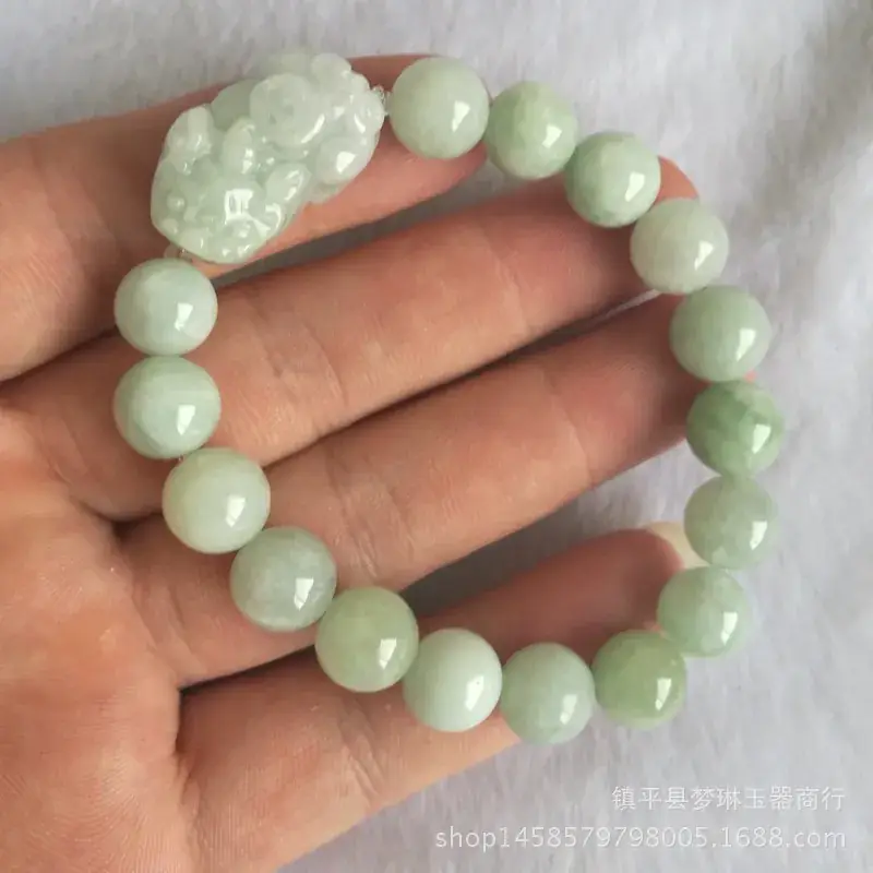 Natural Jade Bracelet for Men Women Elegant Design - Image 2