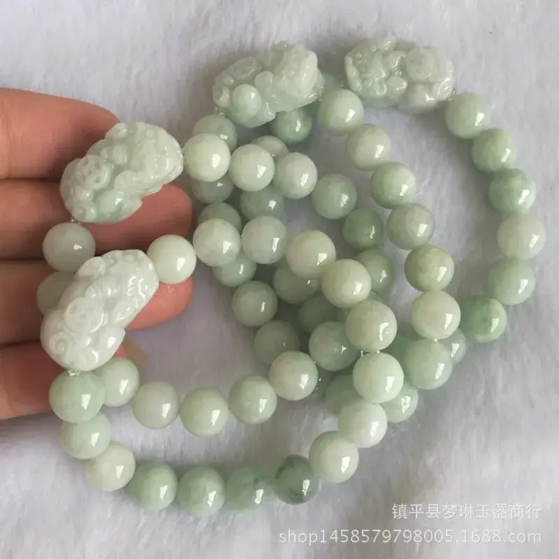 Natural Jade Bracelet for Men Women Elegant Design - Image 4