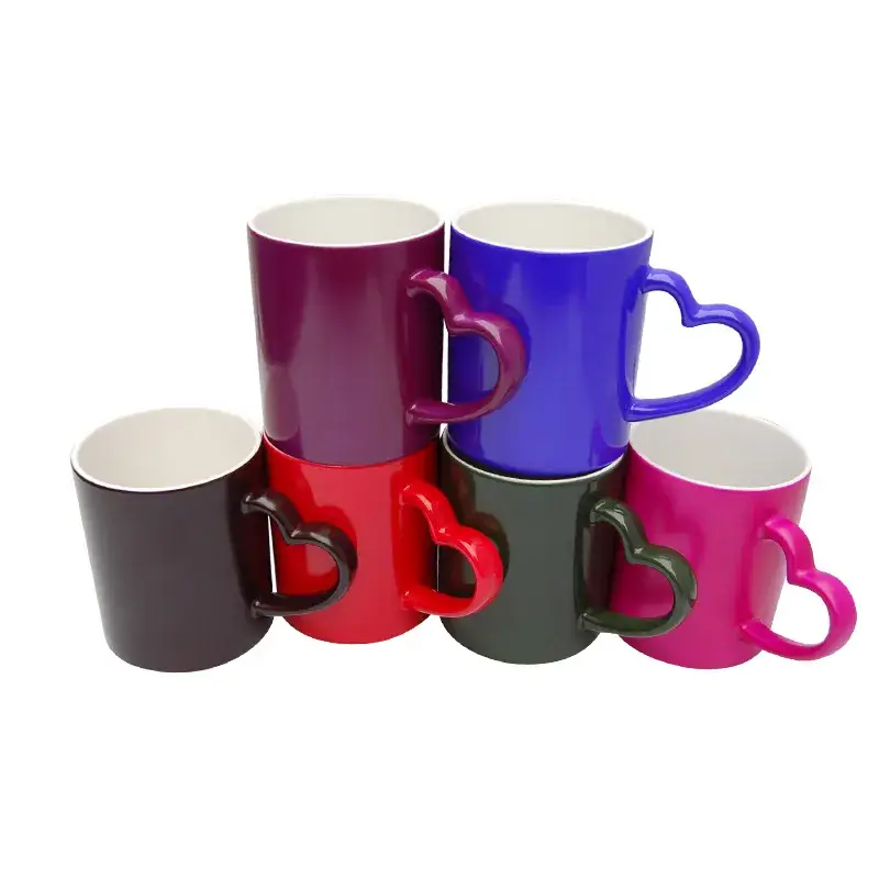 Color Changing Ceramic Mug Set for Couples - Image 2