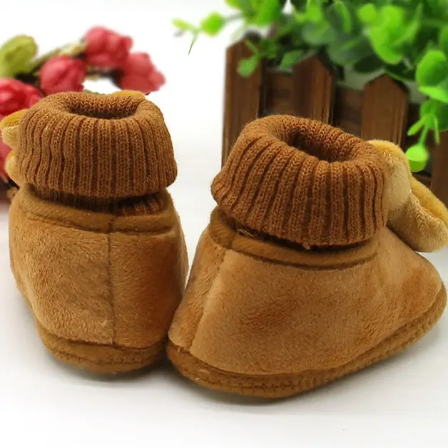2021 New Baby Shoes Autumn Winter Cartoon Cotton Luokou