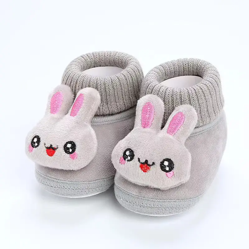 2021 New Baby Shoes Autumn Winter Cartoon Cotton Luokou