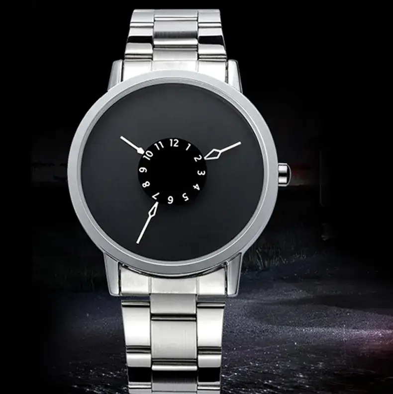 Amst Aimeite Multi-Functional Retro Watch Silver Stainless - Image 5