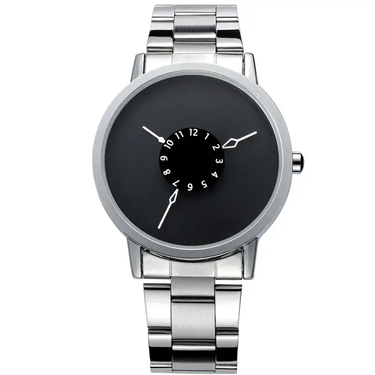 Amst Aimeite Multi-Functional Retro Watch Silver Stainless - Image 6