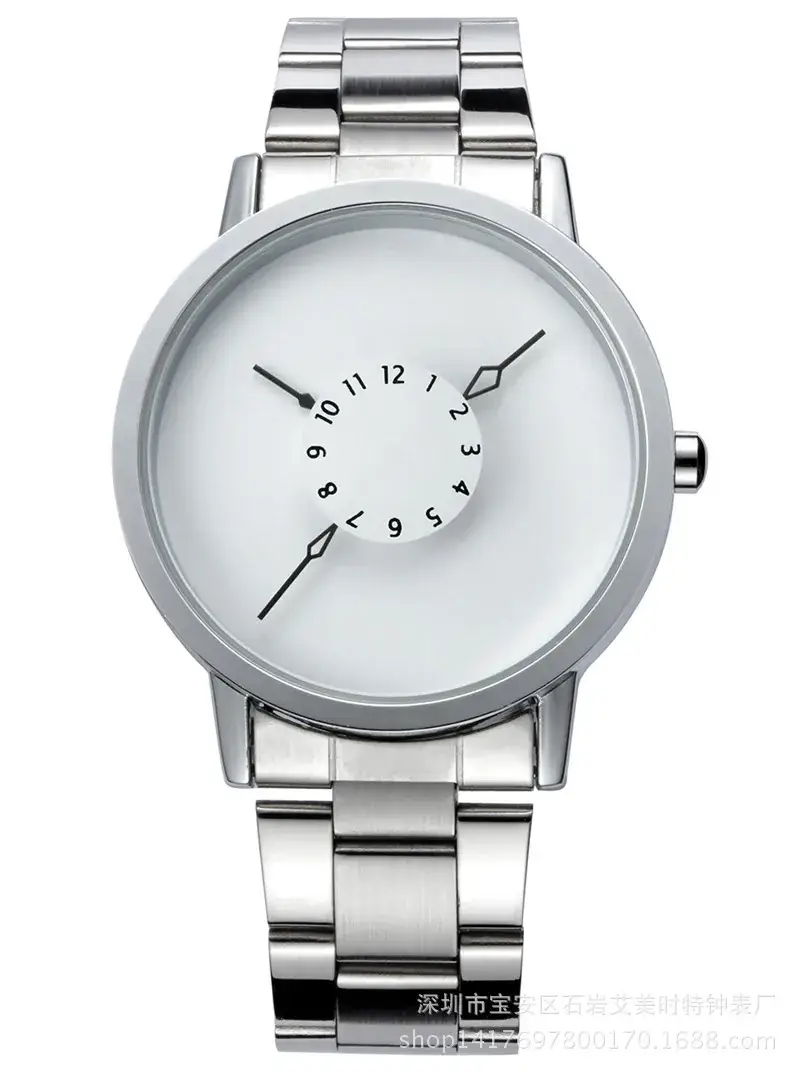 Amst Aimeite Multi-Functional Retro Watch Silver Stainless - Image 2