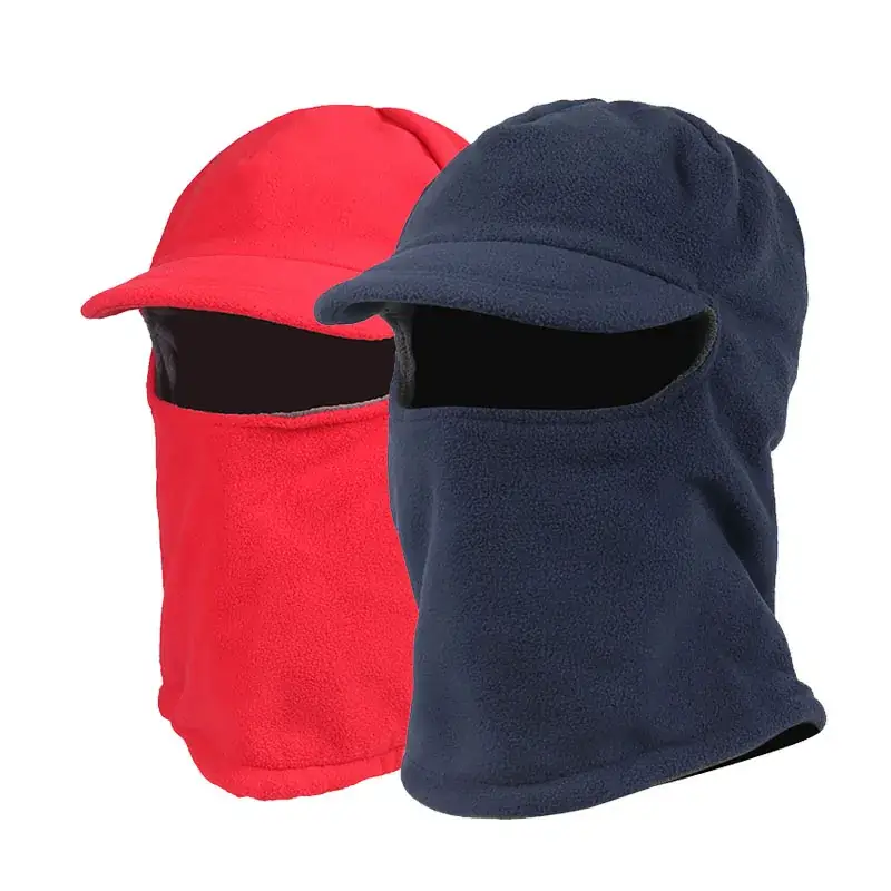 Pink Fleece Windproof Riding Cap for Men - Image 6