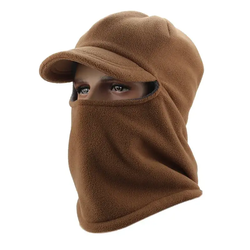 Pink Fleece Windproof Riding Cap for Men - Image 2