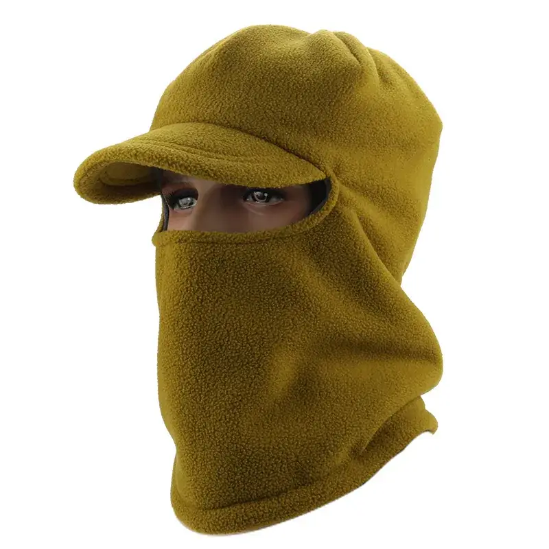Pink Fleece Windproof Riding Cap for Men - Image 4