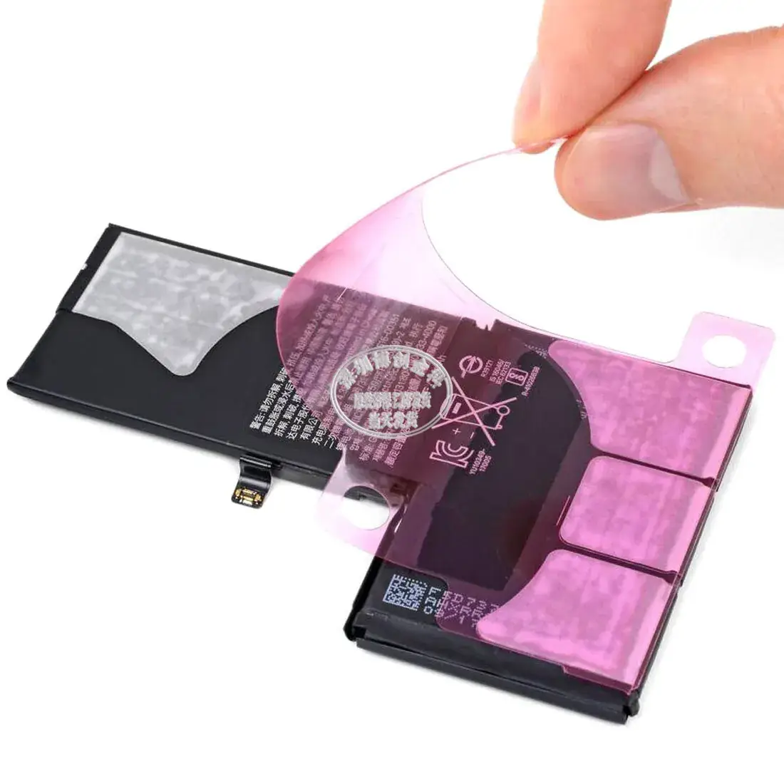 Double Sided Universal Battery Glue Tape Pink Blue