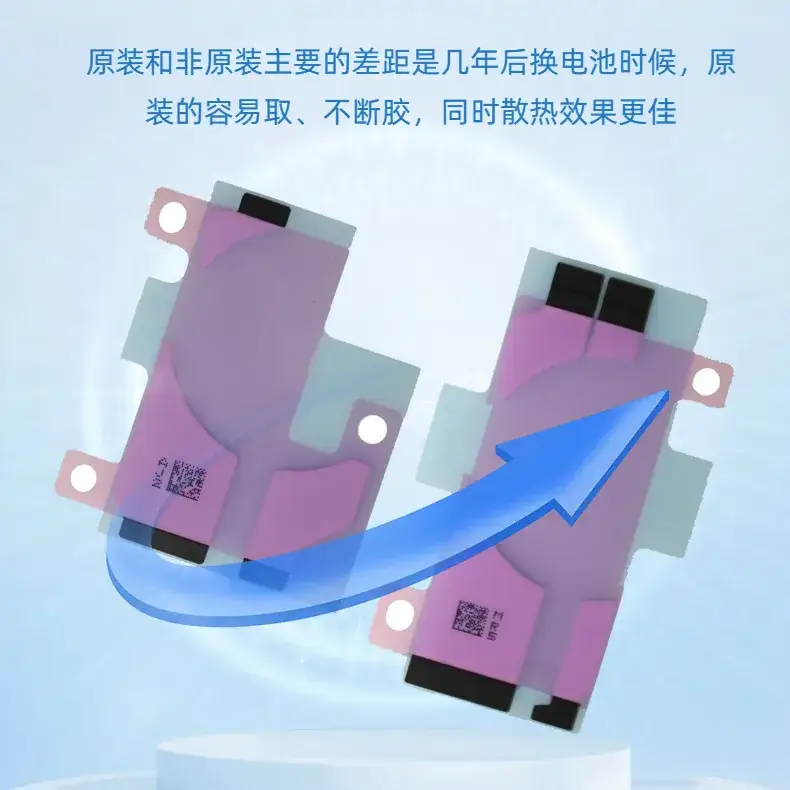 Double Sided Universal Battery Glue Tape Pink Blue