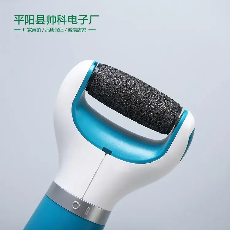 Electric Foot Pedicure Exfoliator Blue White
