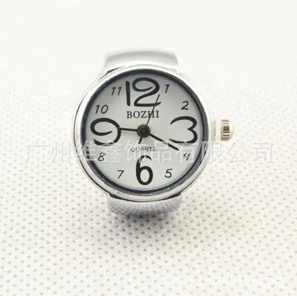 Quantis Real Shot Ring Watch Pink Diamond Disc Fashion Retro Style — feature 23