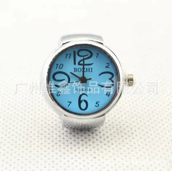 Quantis Real Shot Ring Watch Pink Diamond Disc Fashion Retro Style — feature 25