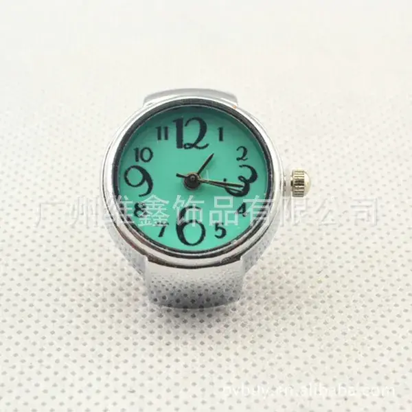 Quantis Real Shot Ring Watch Pink Diamond Disc Fashion Retro Style — feature 26