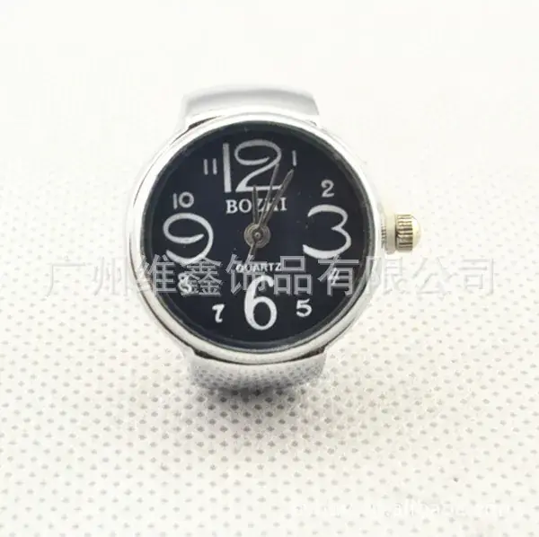 Quantis Real Shot Ring Watch Pink Diamond Disc Fashion Retro Style — feature 27