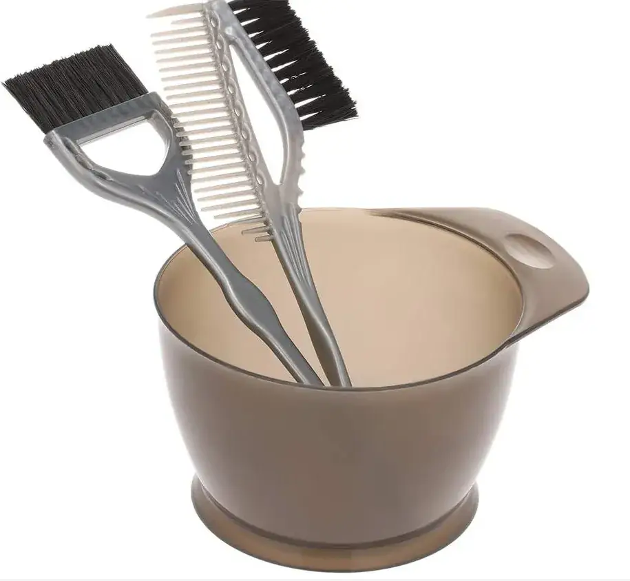 Hair Coloring Bowl Set with Brush & Reverse Mold