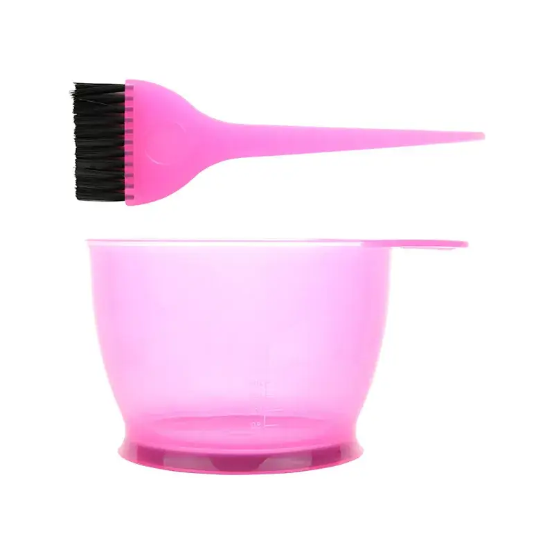Blue Plastic Hair Dye & Comb Set