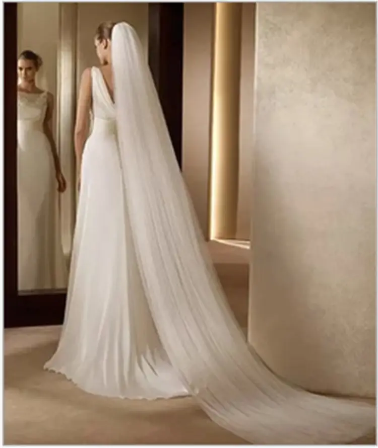 Simple Double Layer 3m Bridal Yarn Tail Soft Yarn - Image 2