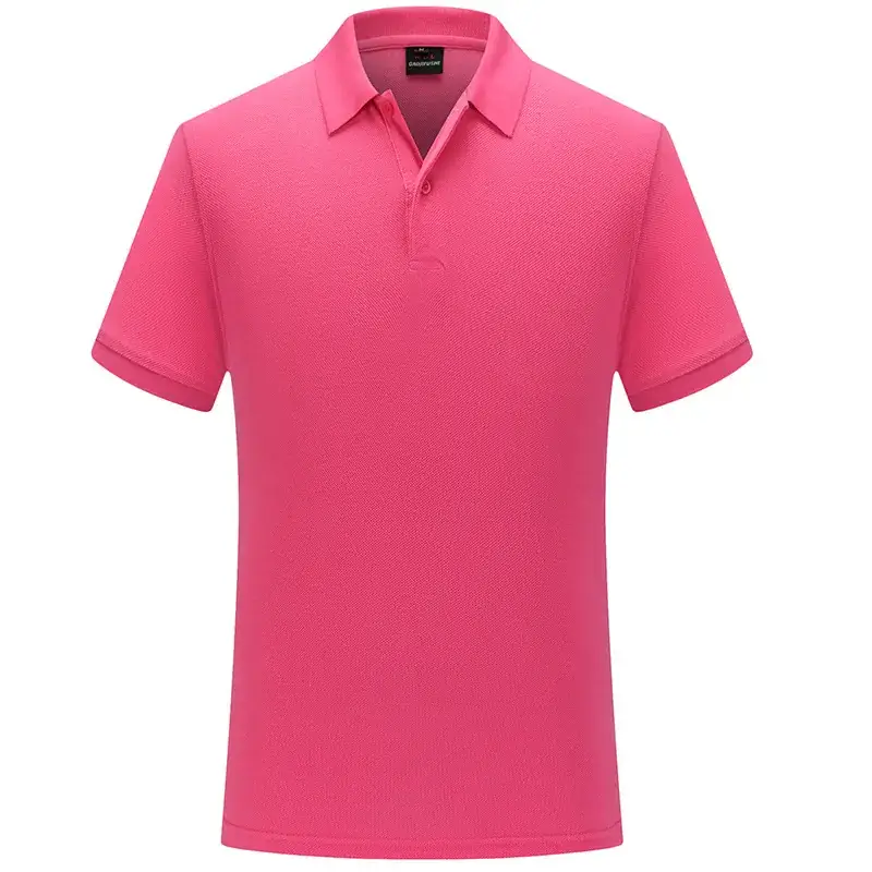 Men Blue Polo T-Shirt with Logo & Customizable Design - Image 11