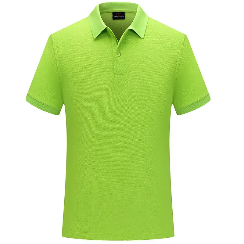 Men Blue Polo T-Shirt with Logo & Customizable Design - Image 14