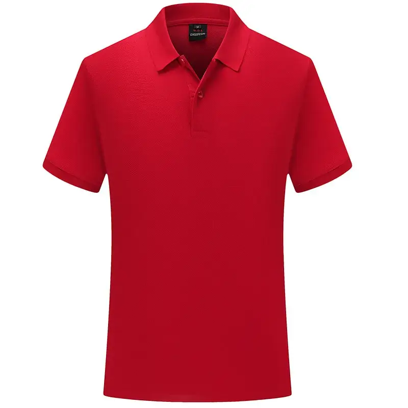Men Blue Polo T-Shirt with Logo & Customizable Design - Image 3