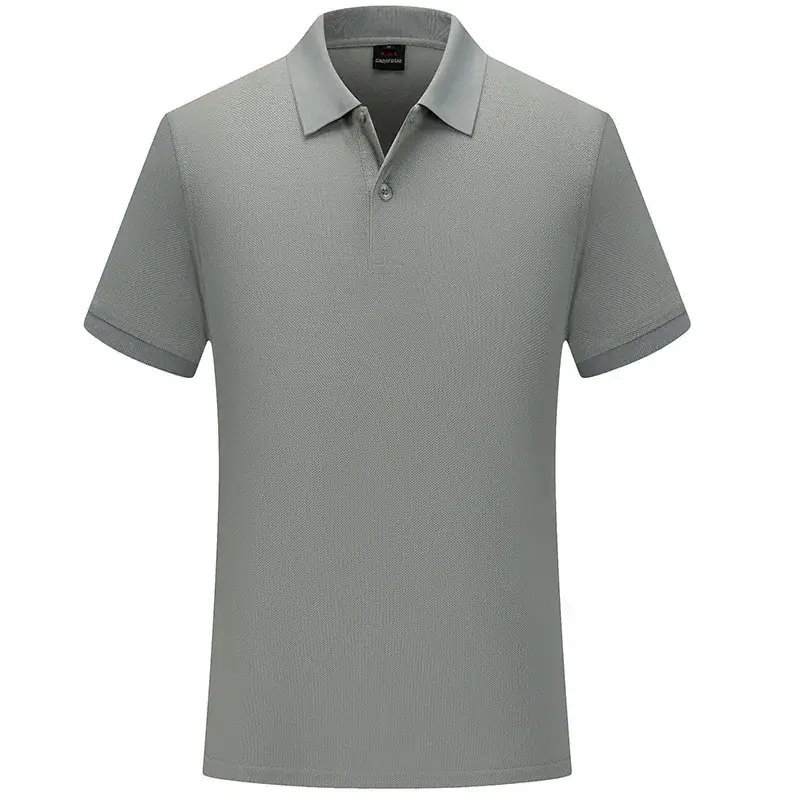 Men Blue Polo T-Shirt with Logo & Customizable Design - Image 6