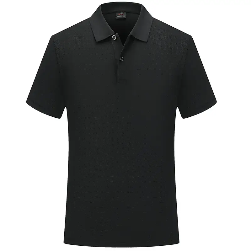 Men Blue Polo T-Shirt with Logo & Customizable Design - Image 7