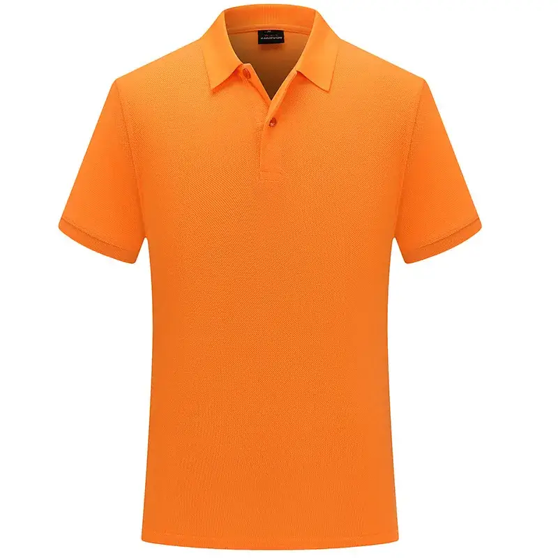 Men Blue Polo T-Shirt with Logo & Customizable Design - Image 8