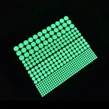 Luminous Star Wall Stickers Green 21x14cm — feature 23
