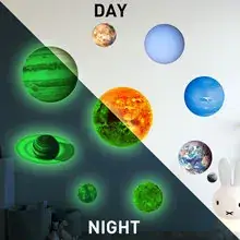 Luminous Star Wall Stickers Green 21x14cm — feature 5