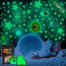 Luminous Star Wall Stickers Green 21x14cm — feature 7