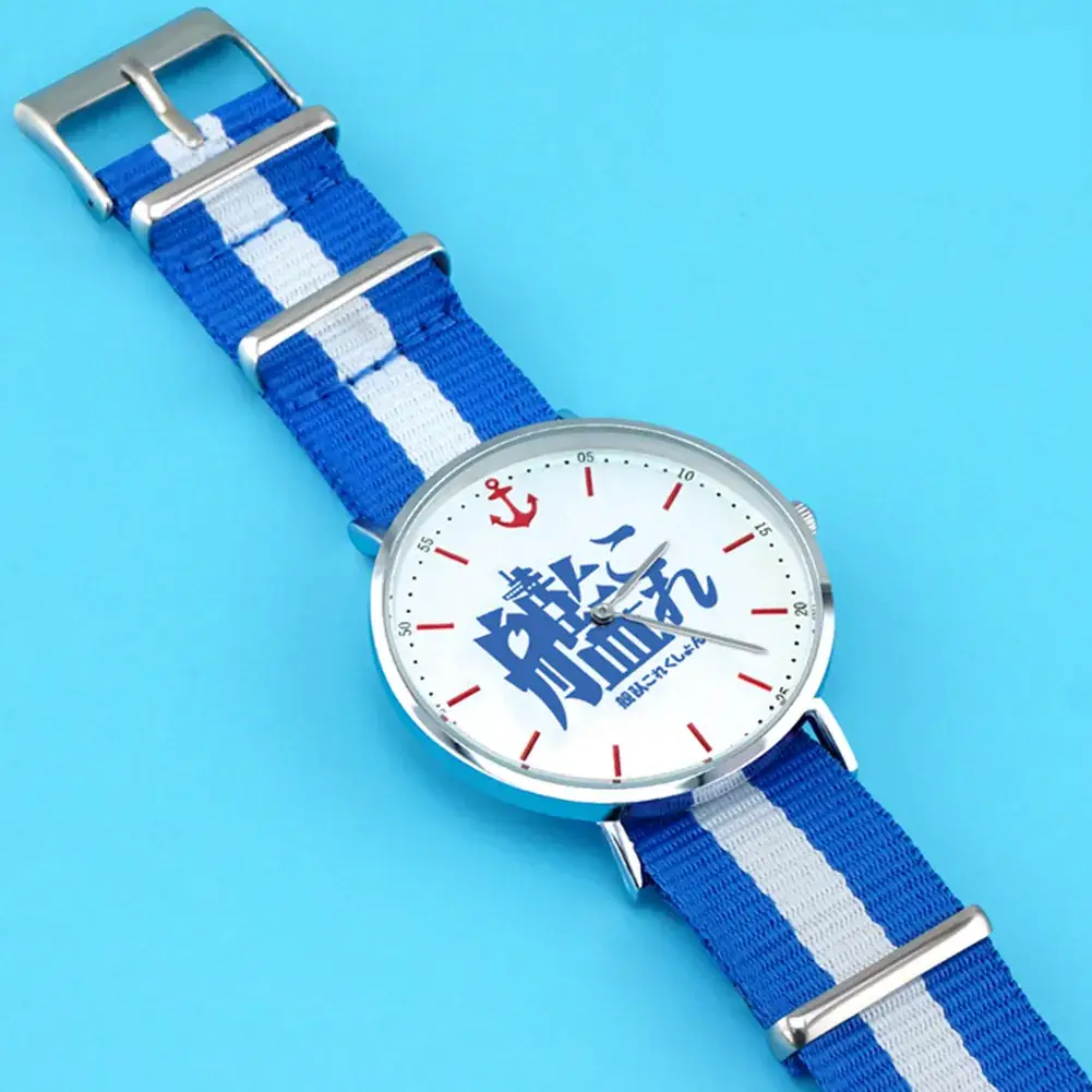 Huo Shadow Anime Cat Watch Black White Quartz - Image 7