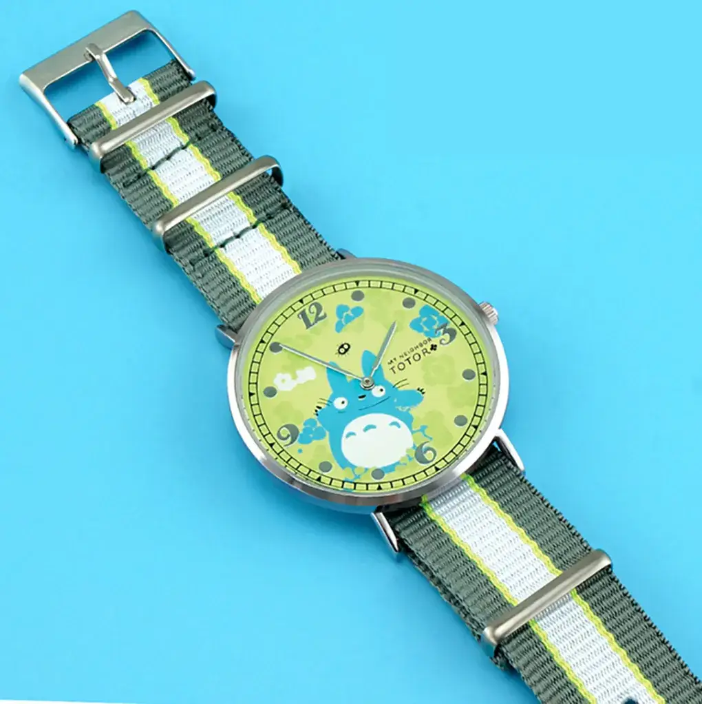 Huo Shadow Anime Cat Watch Black White Quartz - Image 3