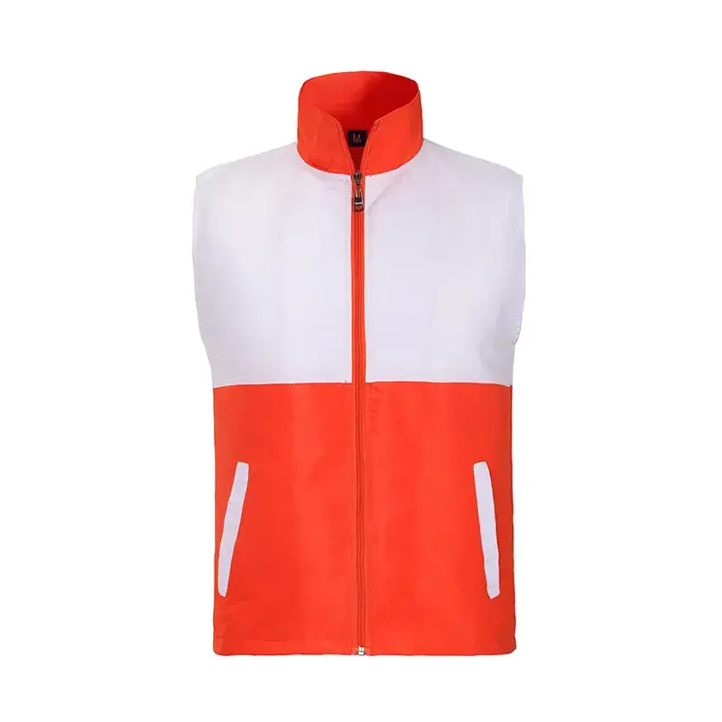 Men's Neon Green Vest with White Front Panel - Image 7