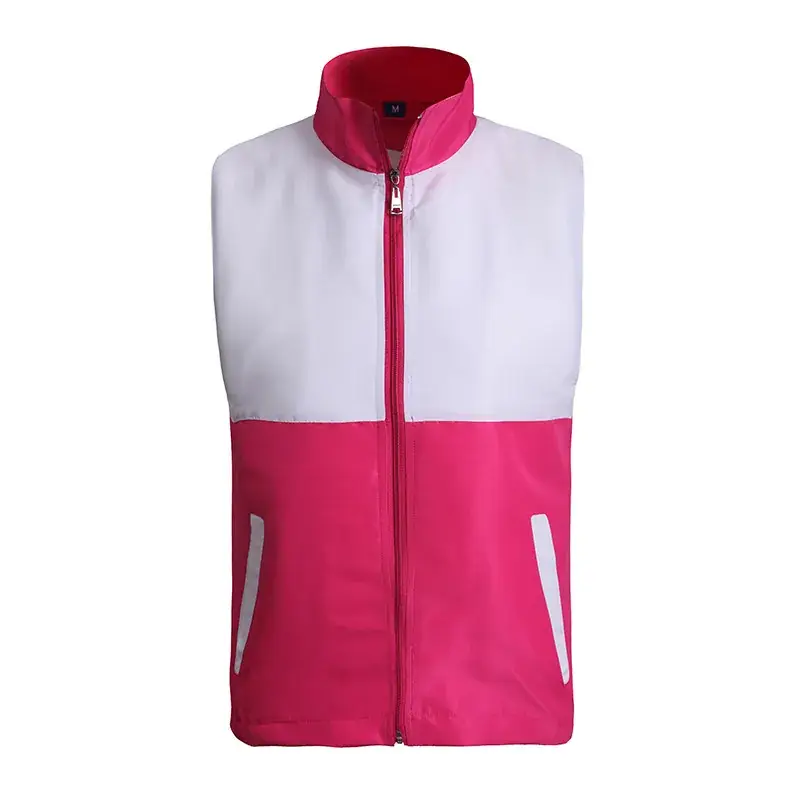 Men's Neon Green Vest with White Front Panel - Image 3