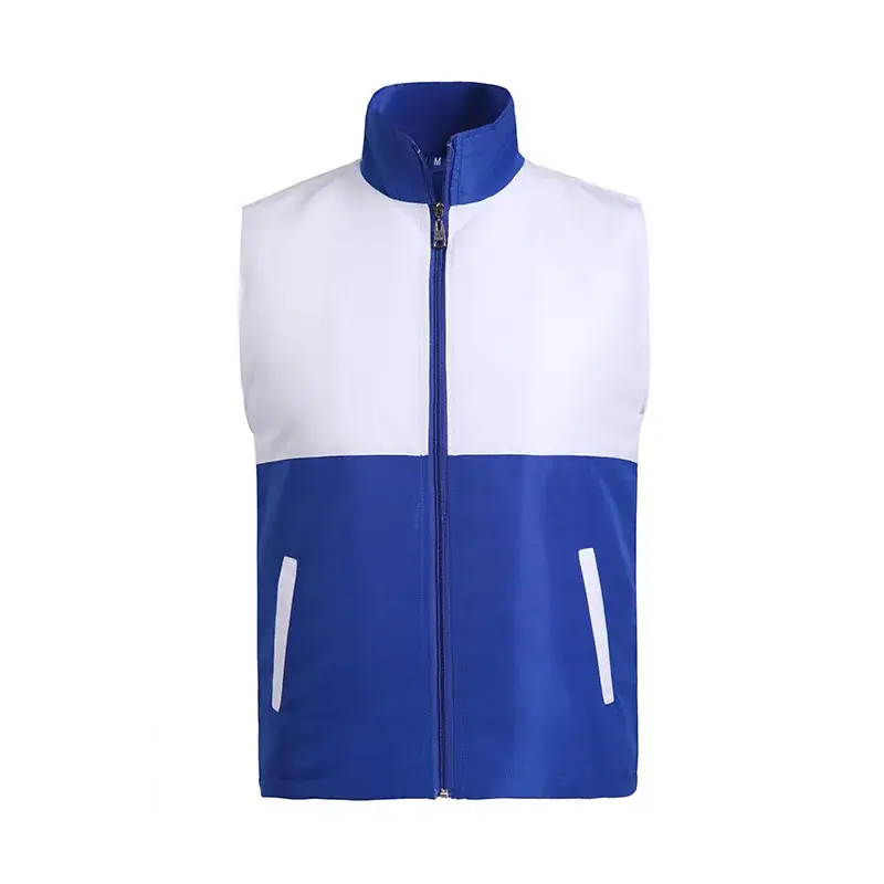 Men's Neon Green Vest with White Front Panel - Image 5
