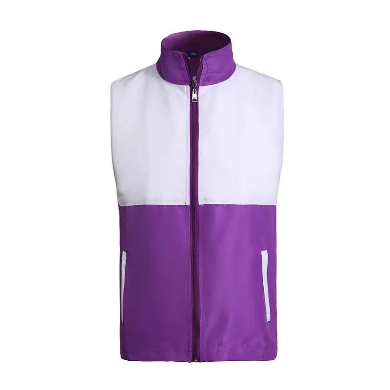 Men's Neon Green Vest with White Front Panel - Image 8
